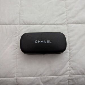 Chanel Black Eyewear Case - CHANEL Logo